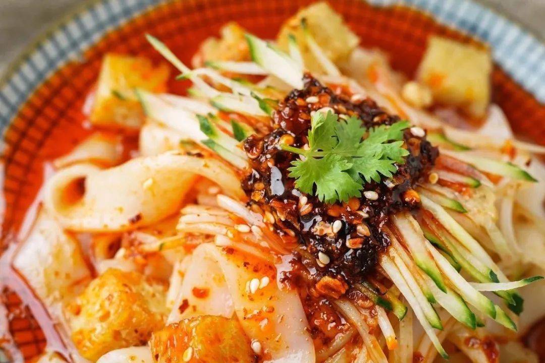 吃腻了大鱼大肉试试【年辉手工凉皮】27.8团6大袋_米皮_口感_好评