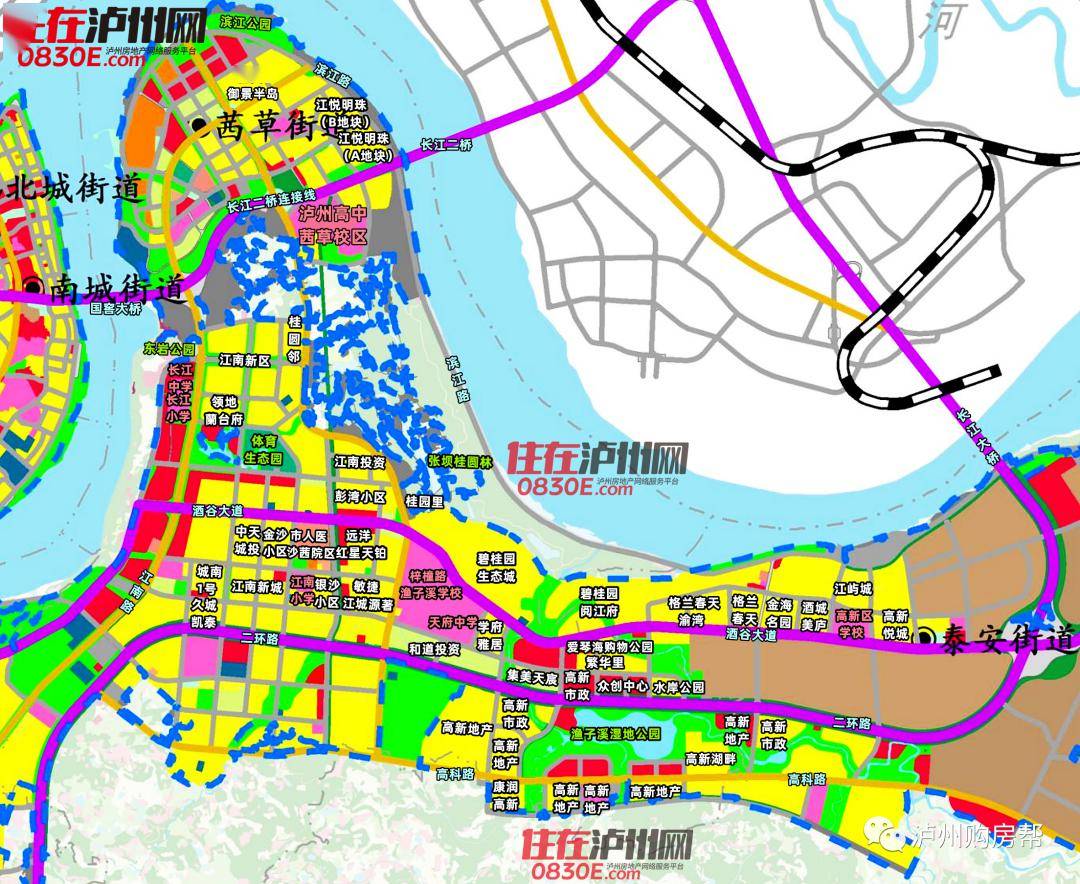 泸州城西楼盘分布图图片