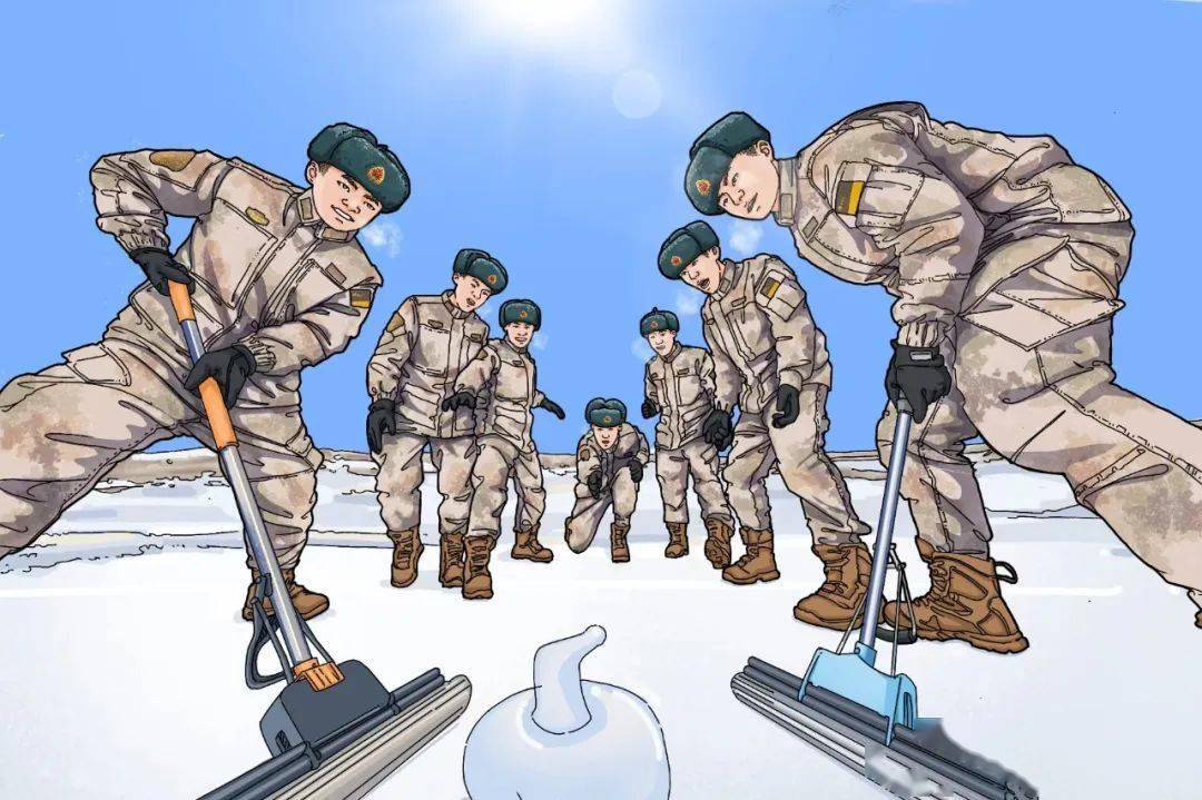 部队漫画宣传图片