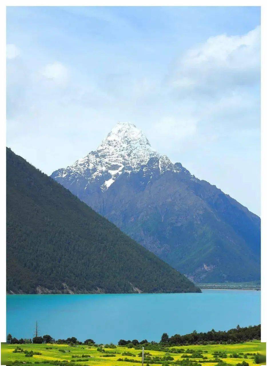 天气晴朗的时候还可以看到远处的唐古拉山出发吧!