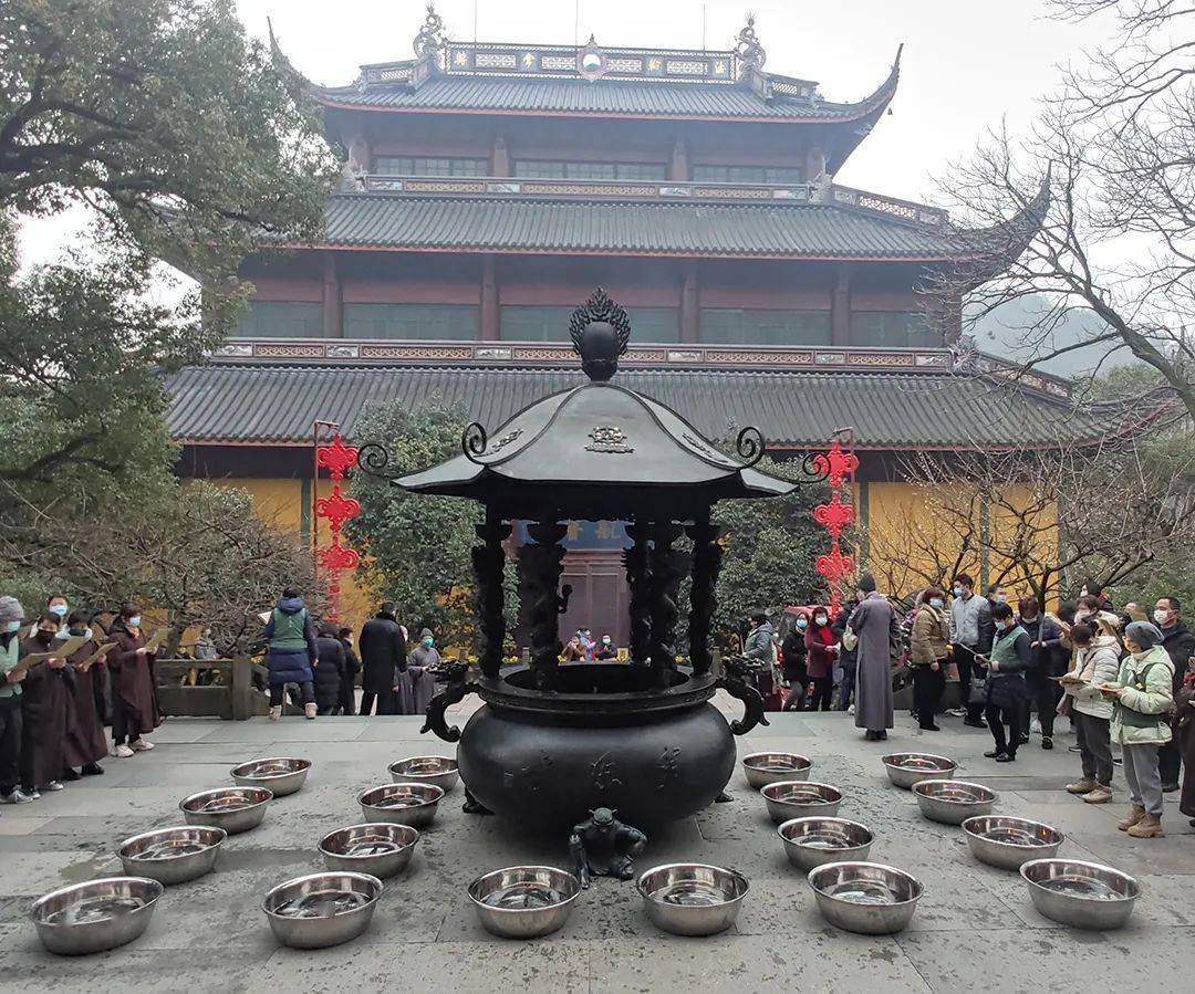 法讯|正月十五杭州灵隐寺放生祈福法会_故事_帝释天_佛教