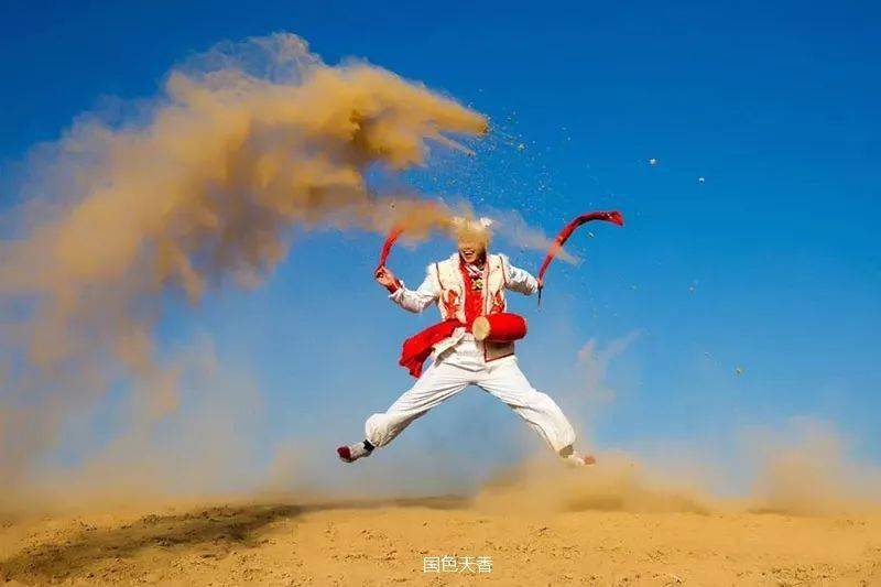 热情奔放的安塞腰鼓