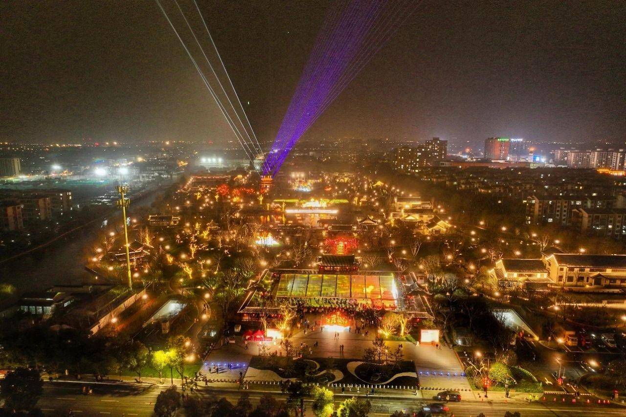 网络中国节·元宵|华灯初上闹元宵,跟记者一起打卡嘉兴秀洲鳌山灯会