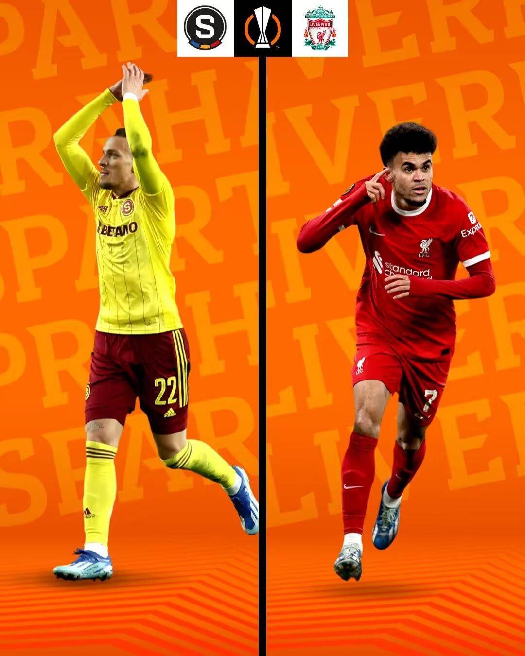 举行,利物浦的欧联杯1/8决赛对手出炉,对阵捷克甲球队布拉格斯巴达