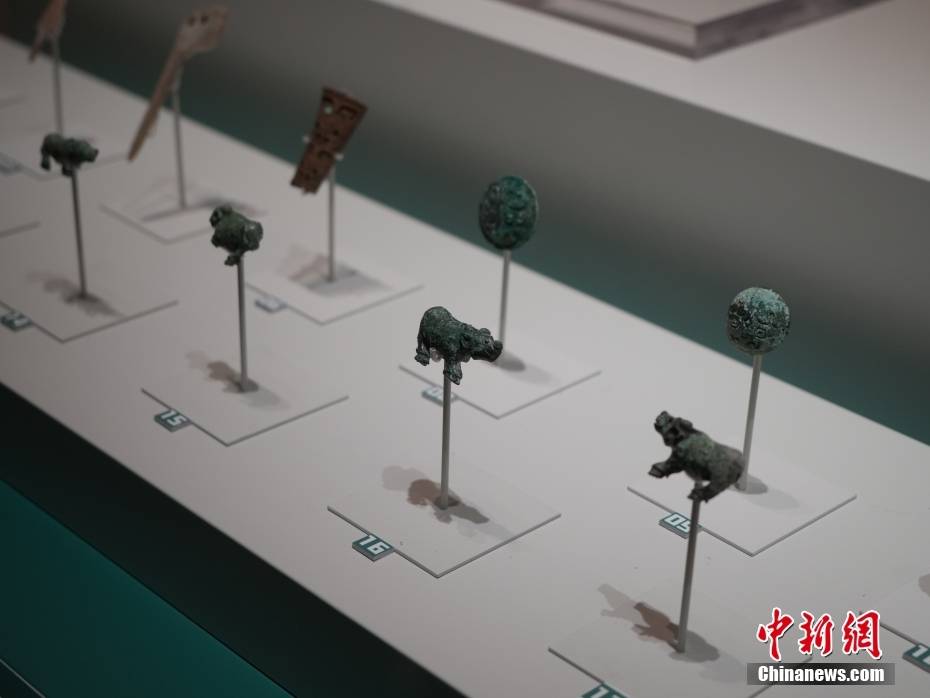 河南安阳殷墟博物馆新馆里的动物元素_阚力_中新社_文物