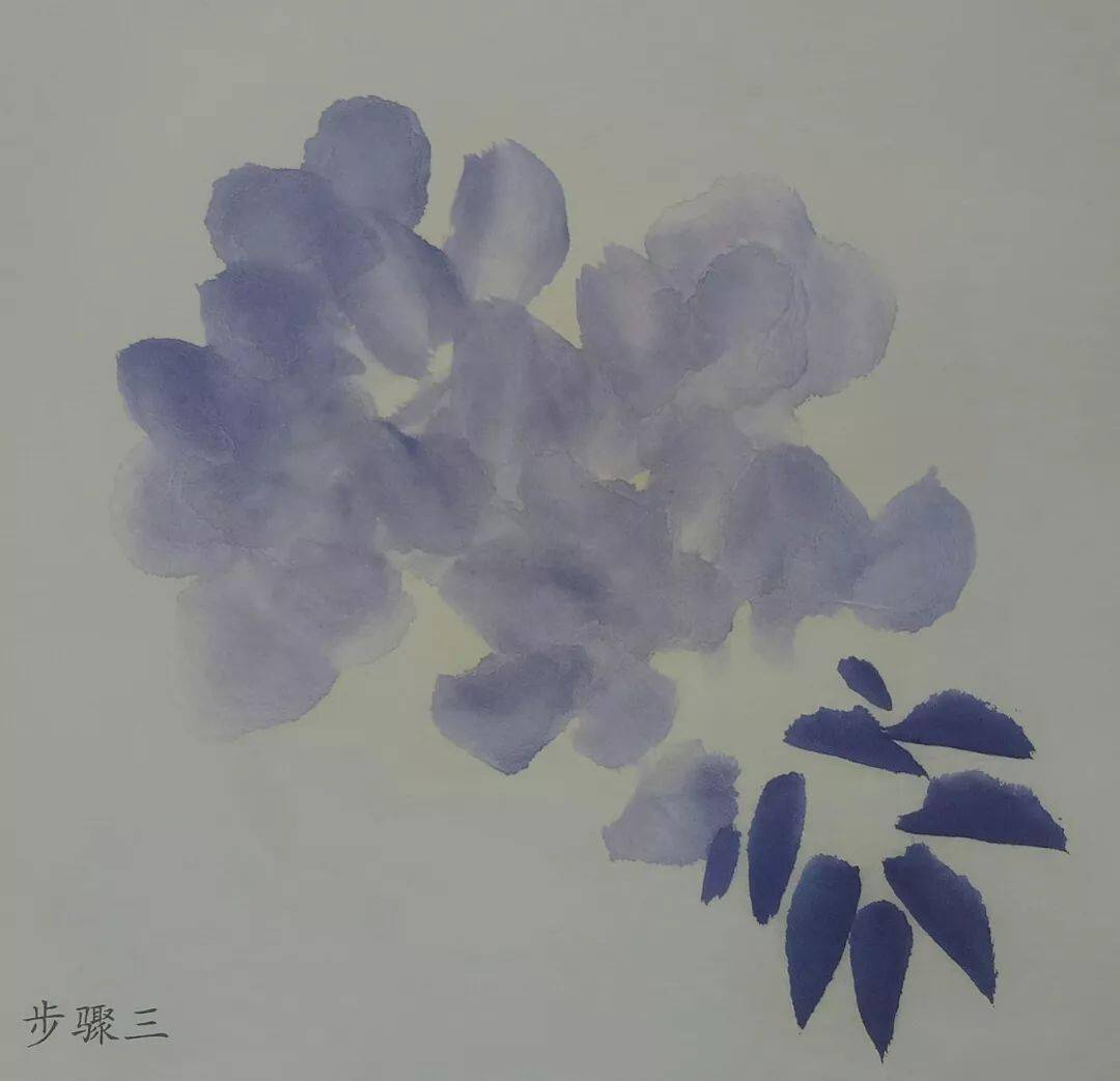 国画教程——《春日繁华图》画法解析_步骤_母鸡_石青