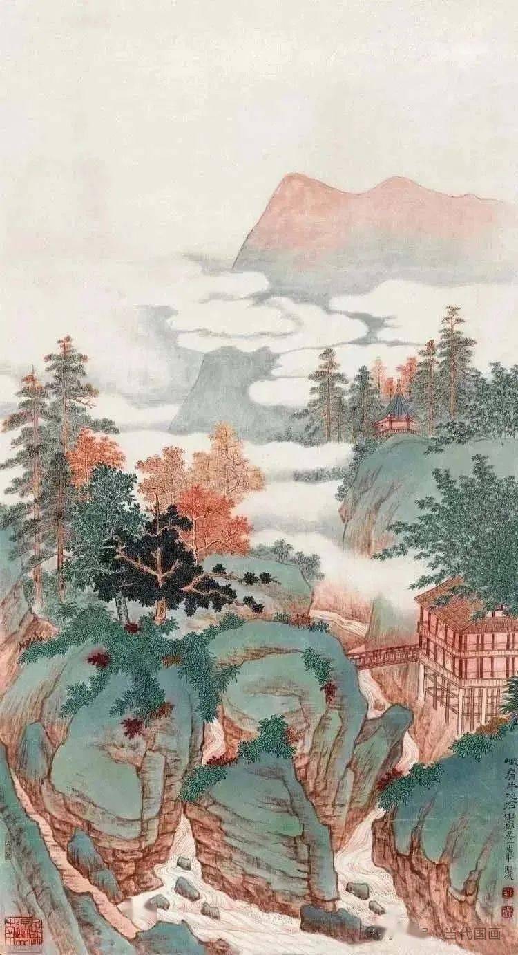 布置严整 渲染深秀——近代著名回族画家马骀及其作品欣赏