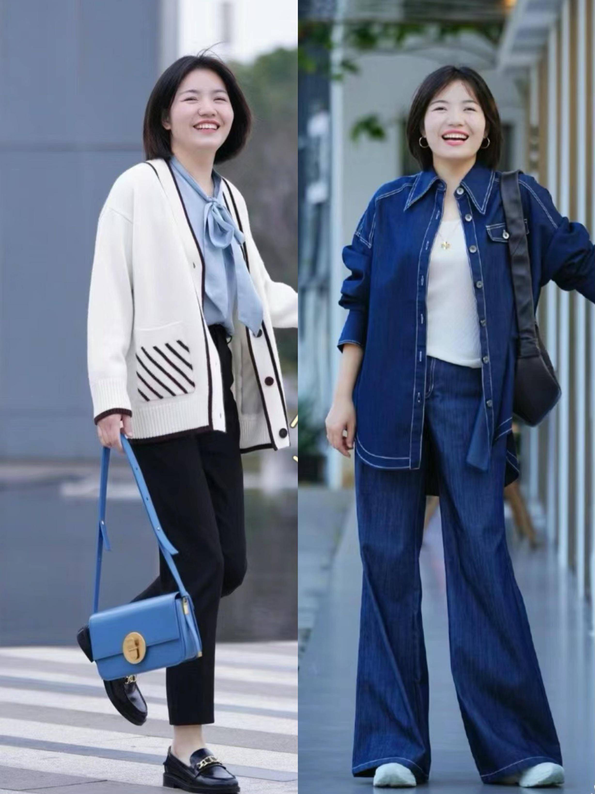 被这位微胖博主惊艳到简约大气的早春穿搭每一套都美到心坎上