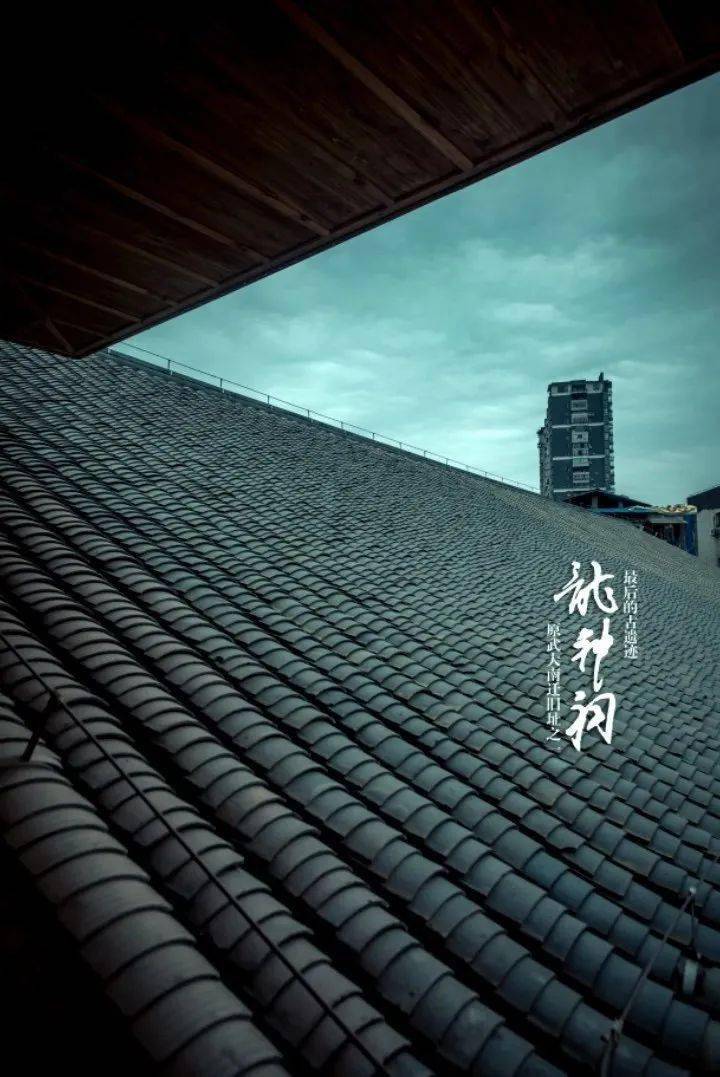 城中虽高楼林立,但龙神祠高居九龙山之巅,仍有显著的优美轮廓线和突出