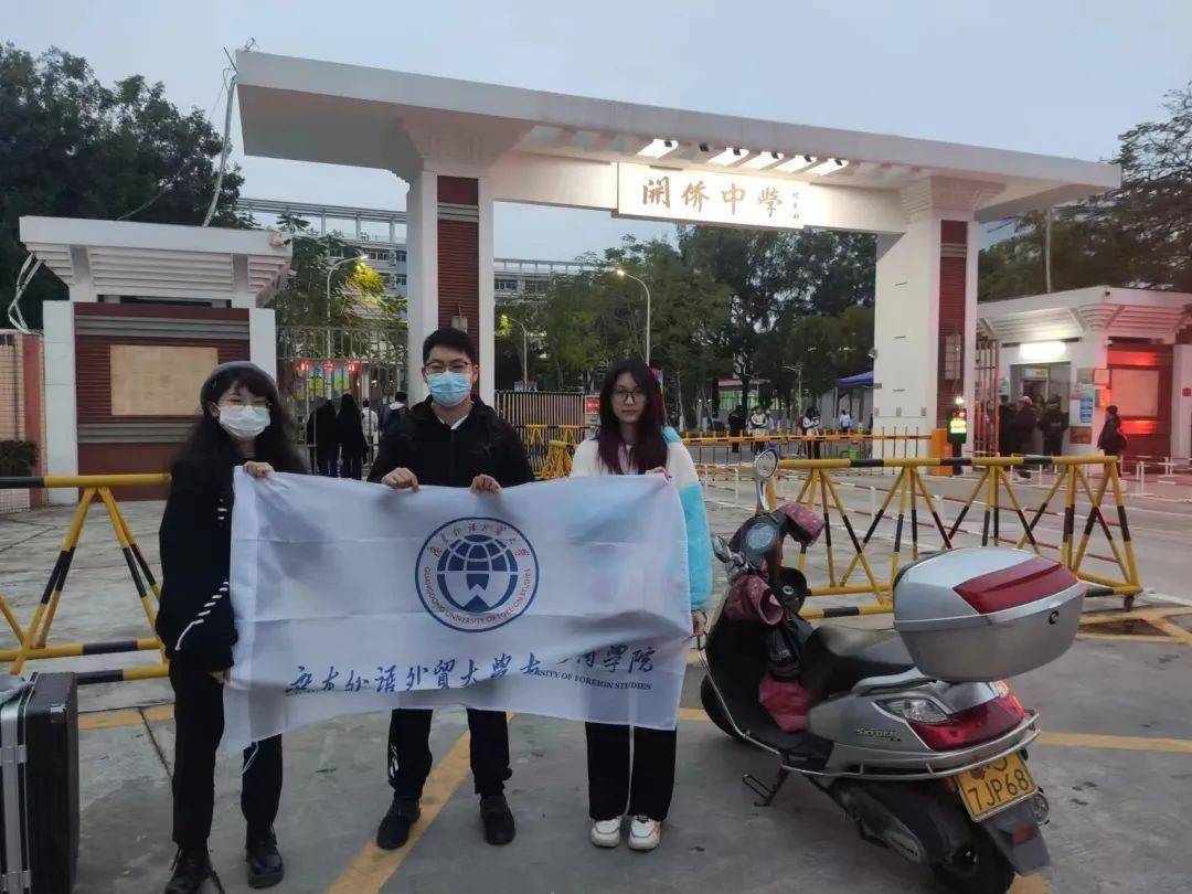 讲好南国故事 | 感恩母校行-回访母校开侨中学_学妹_进行_学弟