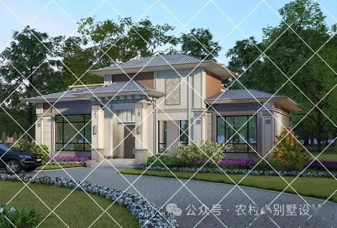 欧式农村自建房别墅,百看不厌的户型,聪明人都这么盖_生活_图纸_风格