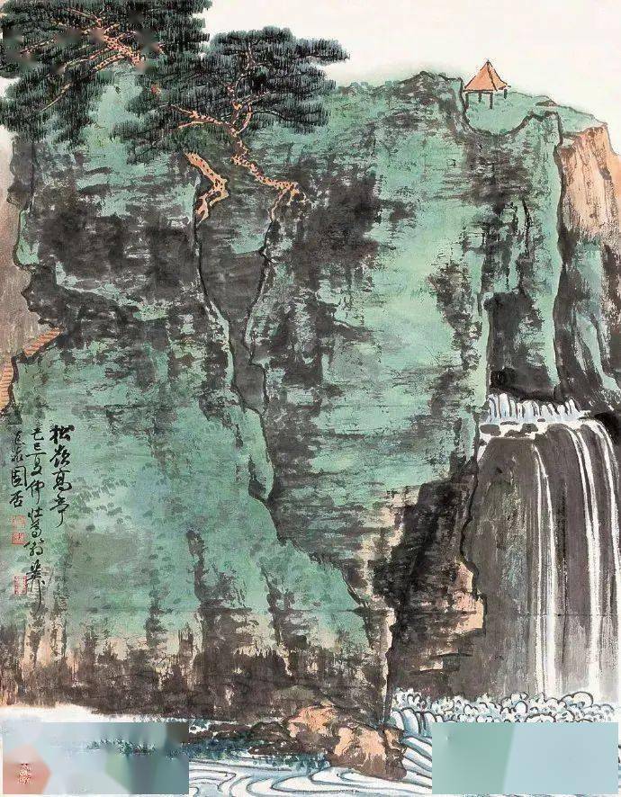 谢稚柳画松 ,尽显高洁意_鉴定_书画_图文