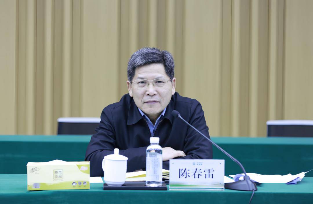 省教育厅党组书记陈春雷一行来校检查指导_工作_建设_校园