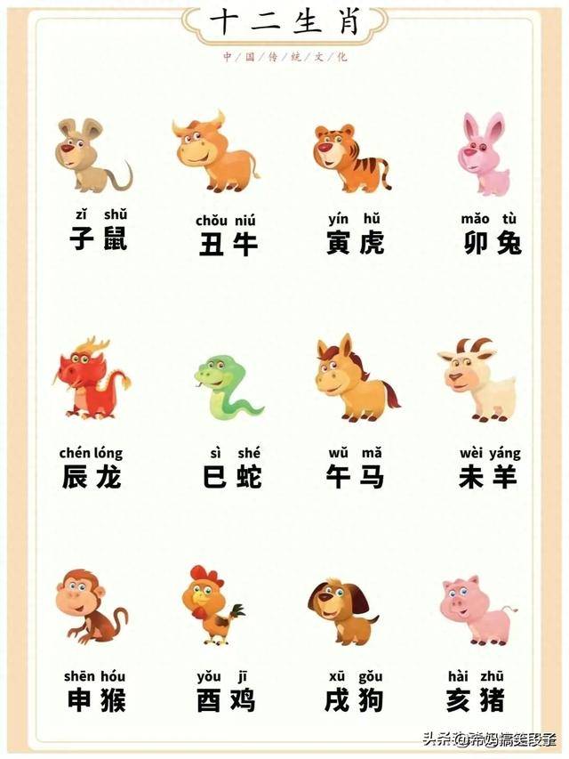 十二生肖的寓意,十二生肖代表的性格.涨见识了
