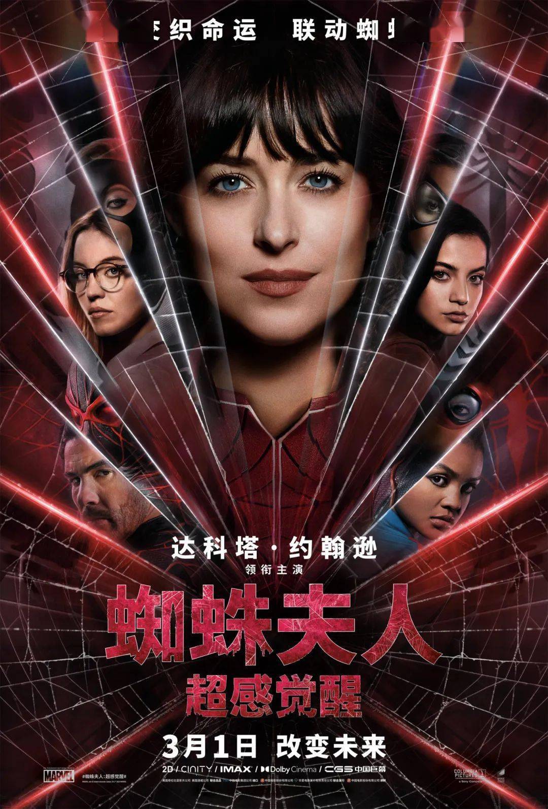 【即将上映】《蜘蛛夫人:超感觉醒》漫威最神秘女超英首登大银幕,预知