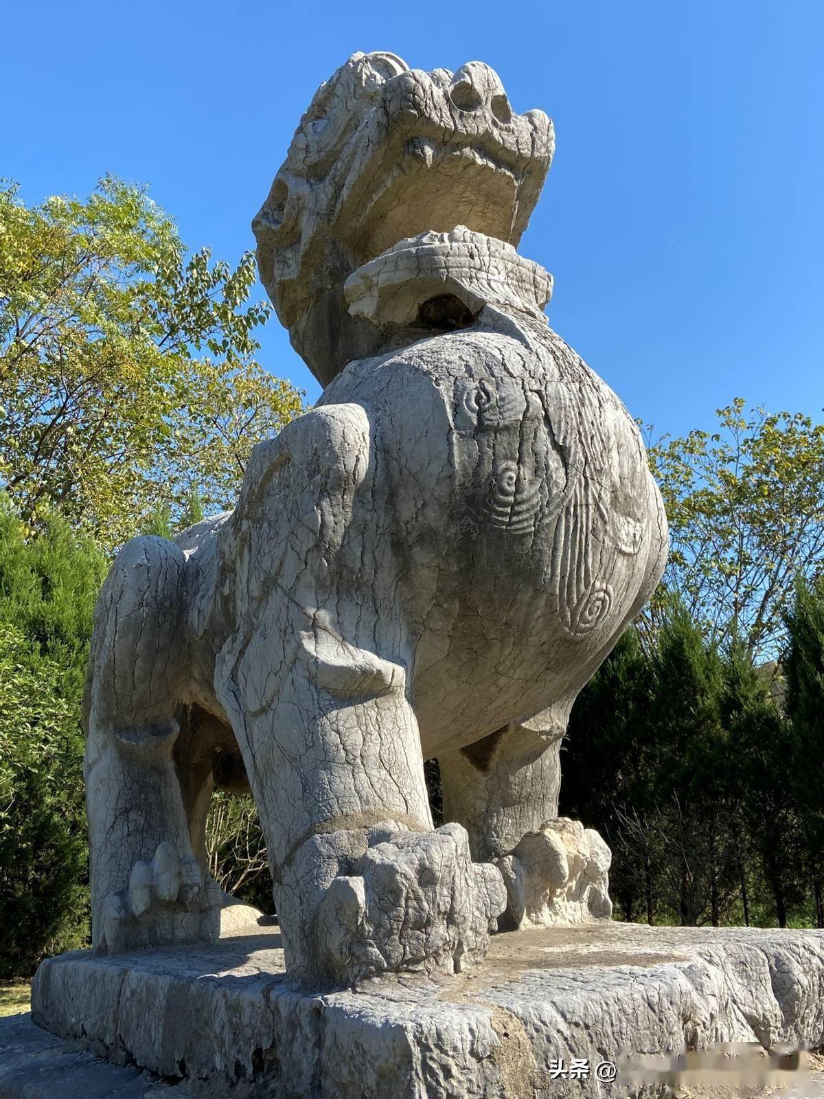 南京:旷野中的天禄和麒麟,南朝永宁陵石刻