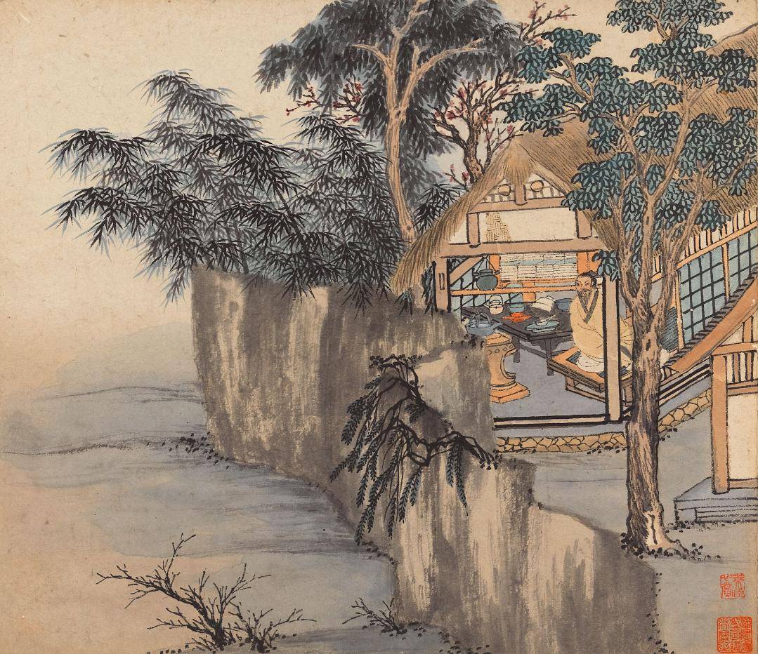 沈周《东庄图》|平平淡淡才是真_吴宽_绘画_园林