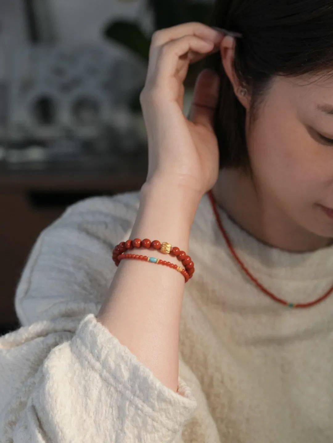 38节专属团购爆卖一万单饰品的野生手艺人中式珠串竟能如此之美