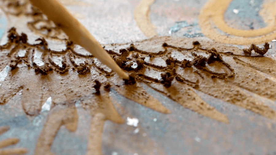 川妹子画龙30年,火上春晚_中国_莲羊_彩画