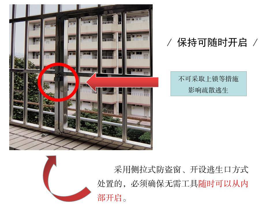 这次火场逃生,整改的窗立大功!_检查_女子_措施