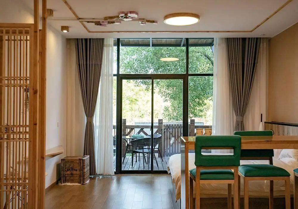 周末清明不加价德清大湖原舍民宿339享景观房一间一晚住宿次日2大2小