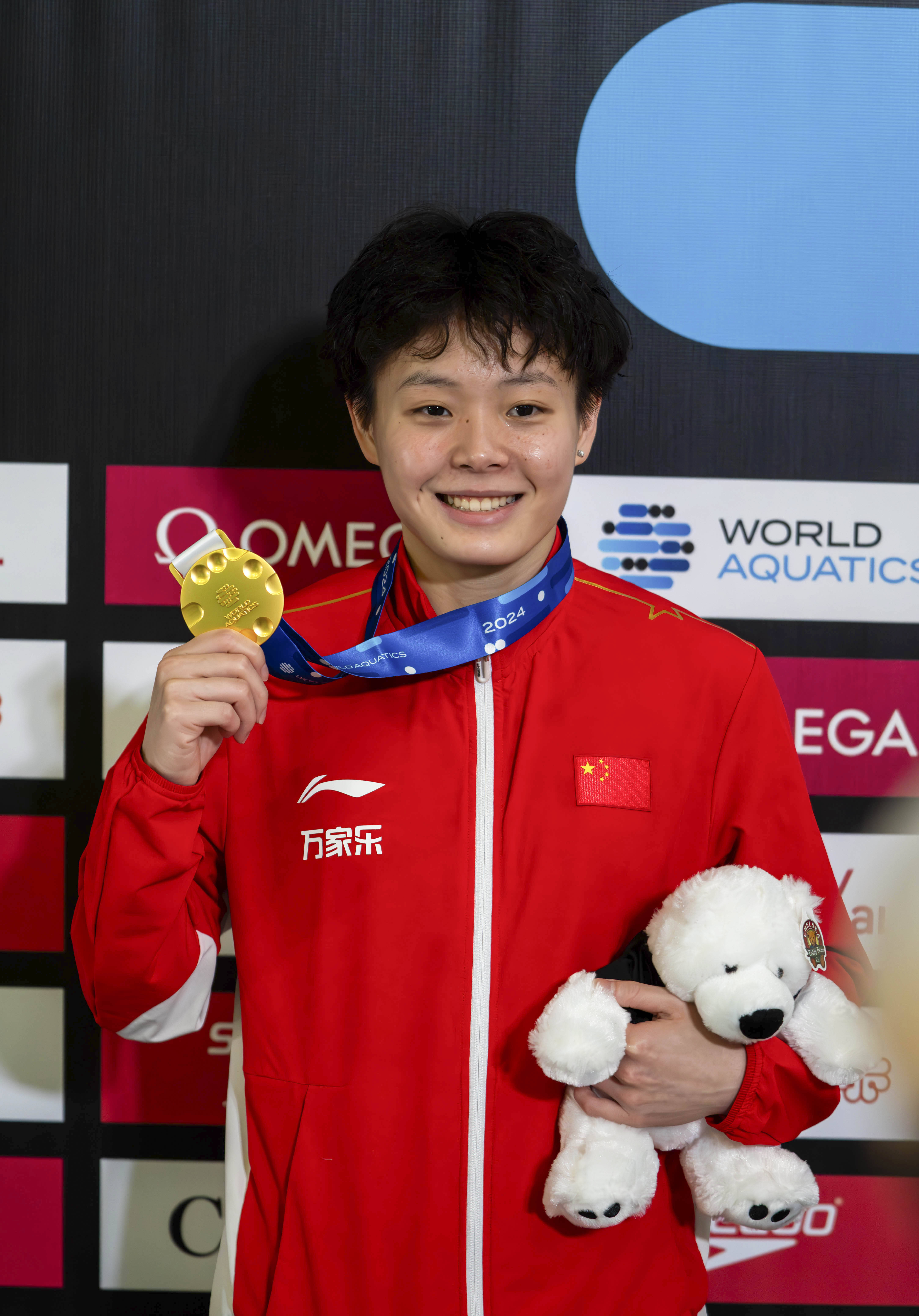 跳水——世界杯蒙特利尔站:陈艺文女子3米板夺冠_昌雅妮_新华社_比赛