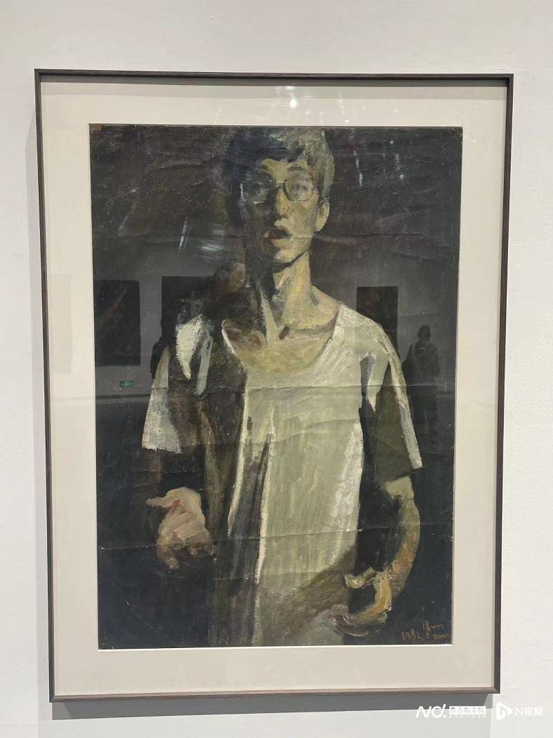 努力画自己:著名油画家段正渠回母校广州美院办个展_展览_作品展_布面
