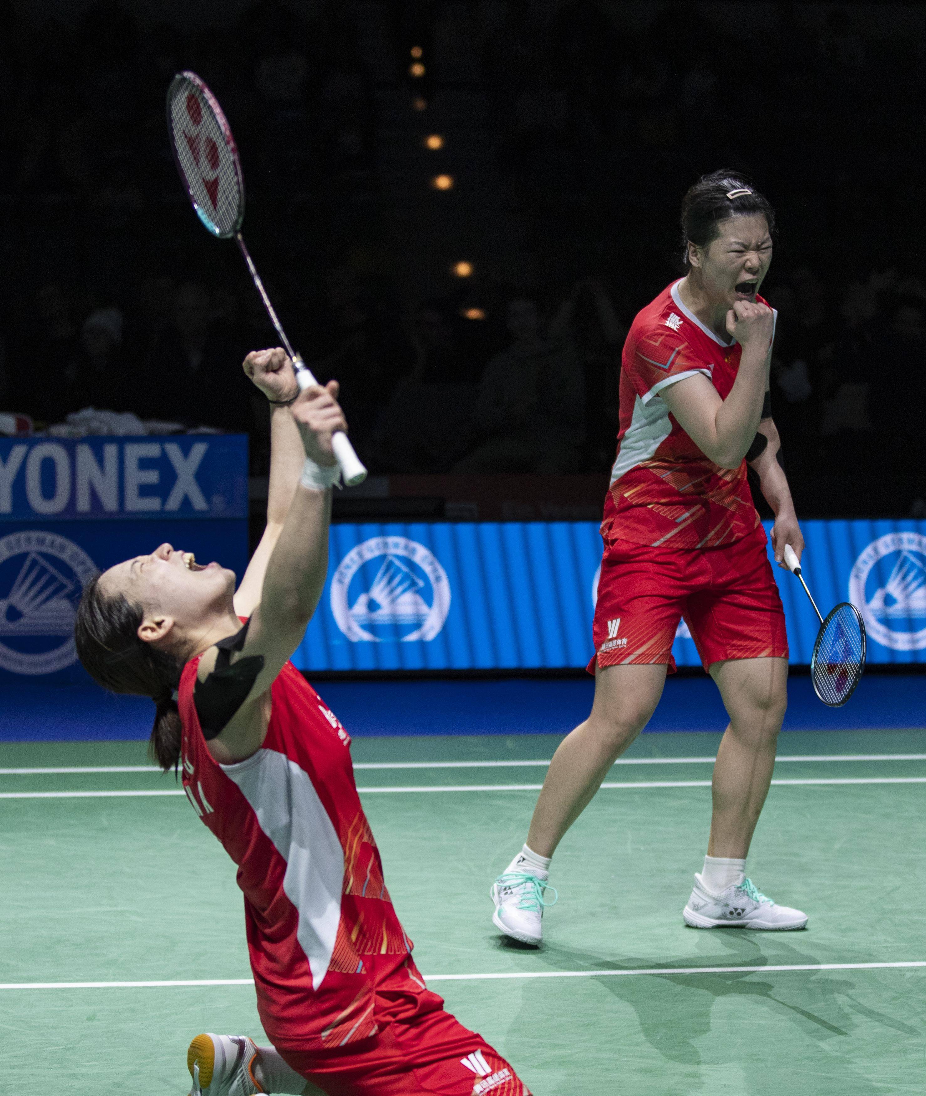 德国羽毛球公开赛:李怡婧/罗徐敏夺冠_张帆_新华社_胜利