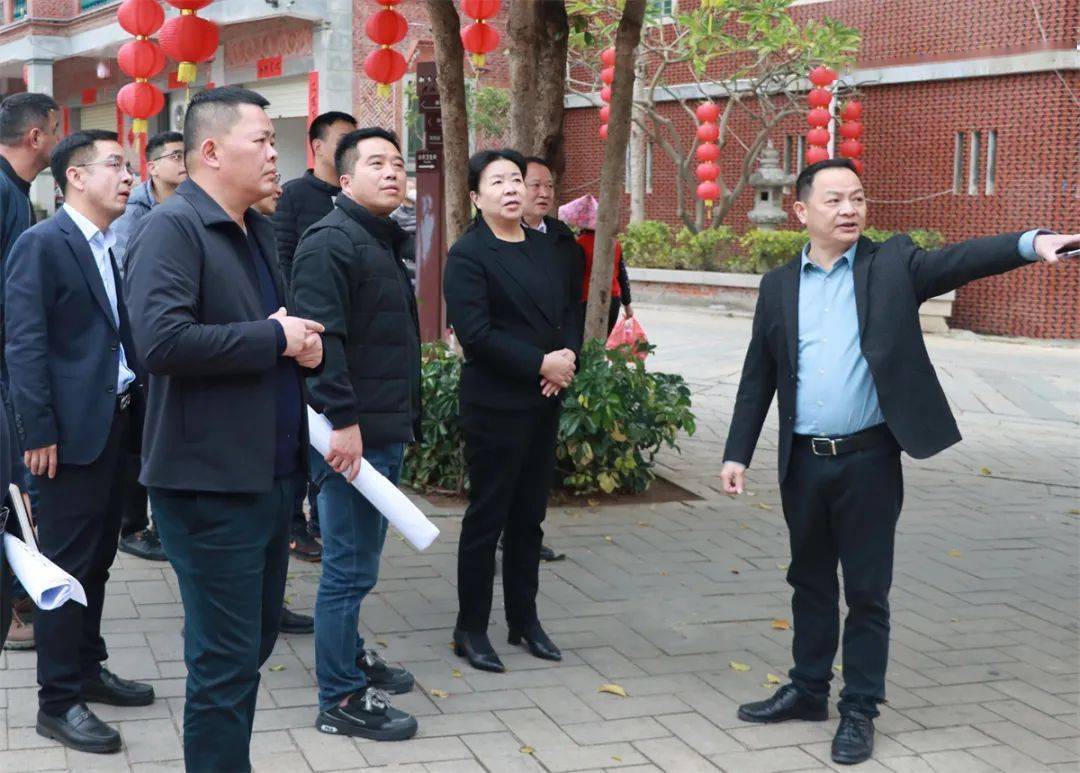 洛江区委书记颜丽明调度推进桥南古街文旅开发,特色商业街建设情况