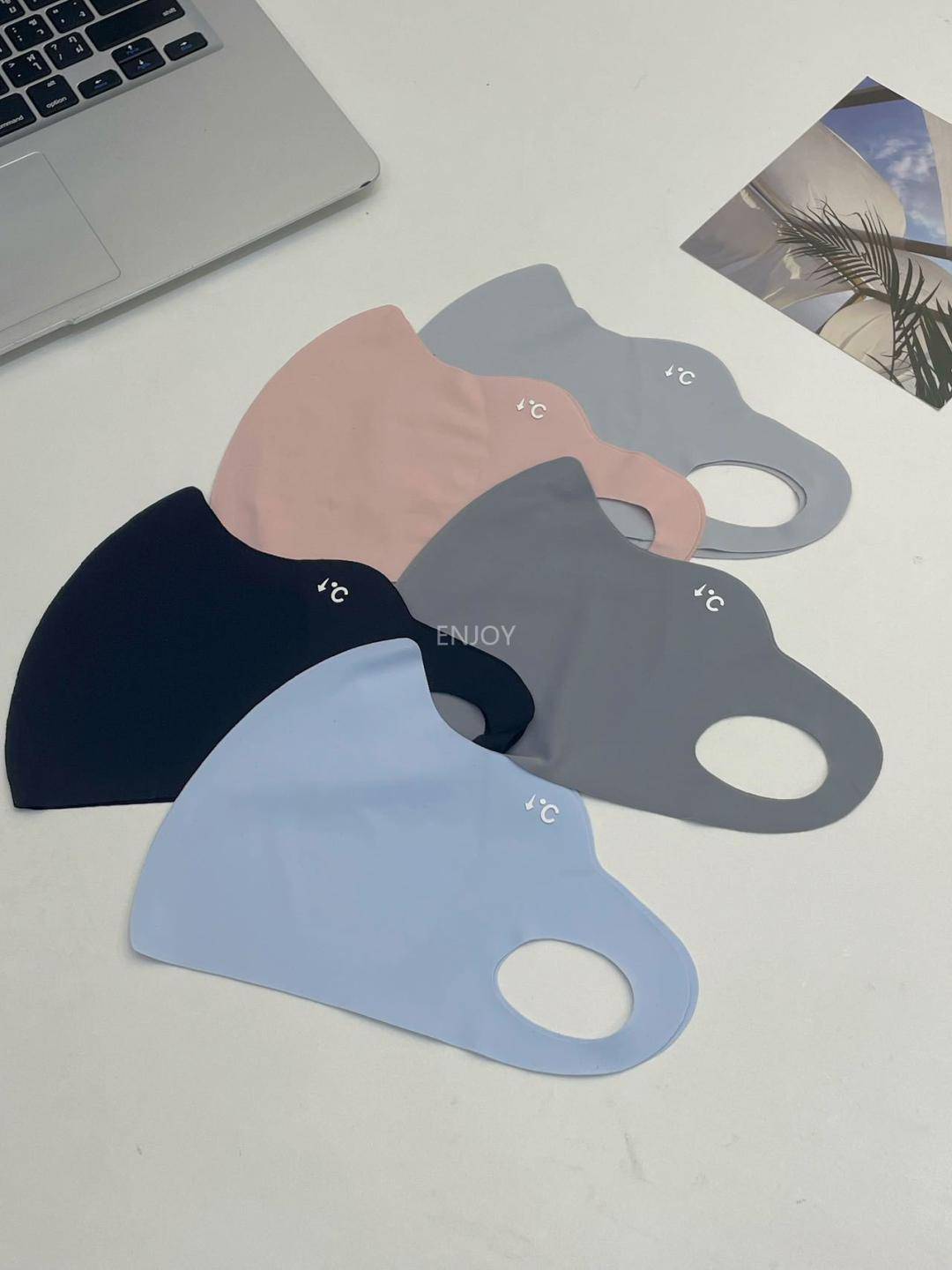 无痕玻尿酸防晒口罩199得3只保湿还防晒冰感触肤清凉透气弹力面料3d