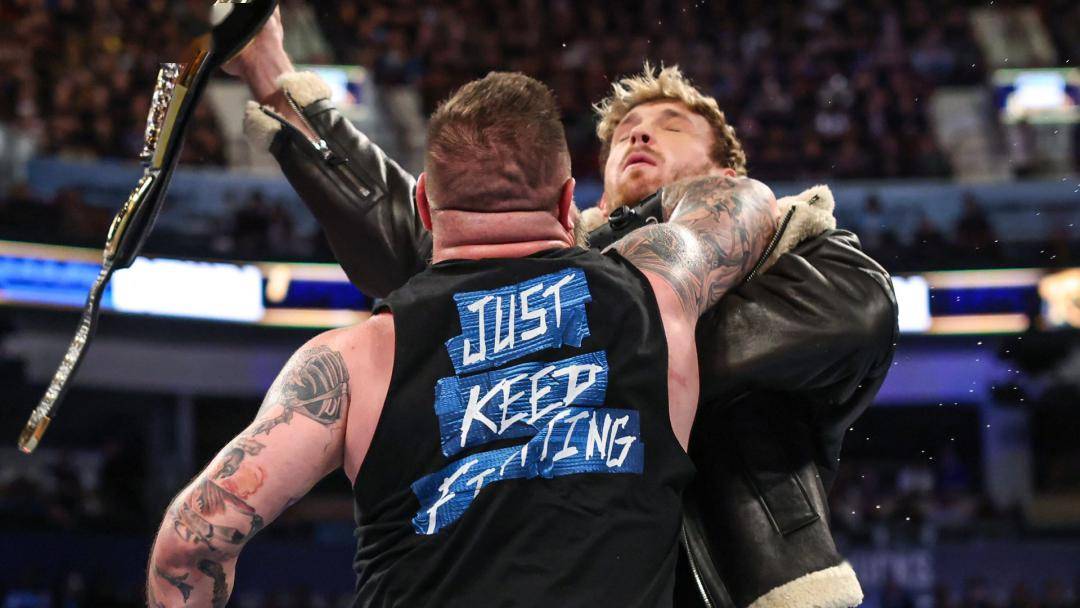 摔角狂热大赛败局已定,网红选手嚣张放话!_里根·保罗_比赛_腰带