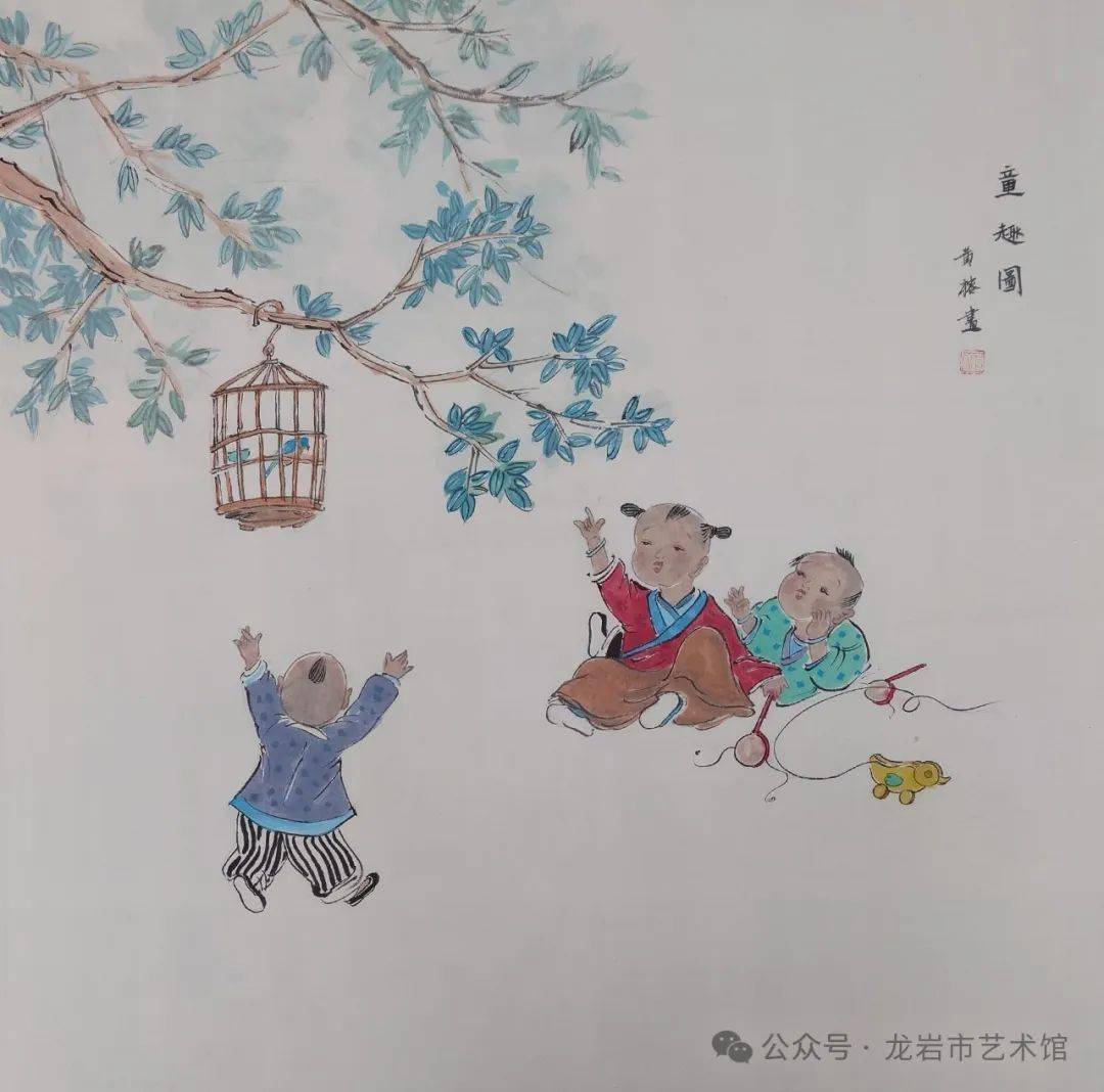 《一隅青绿》黄泓辉 《衍香楼前溪水流》黄河美 《和气致祥》黄秀珍