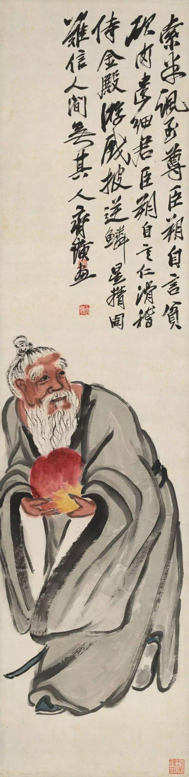 齐白石上课只画不讲