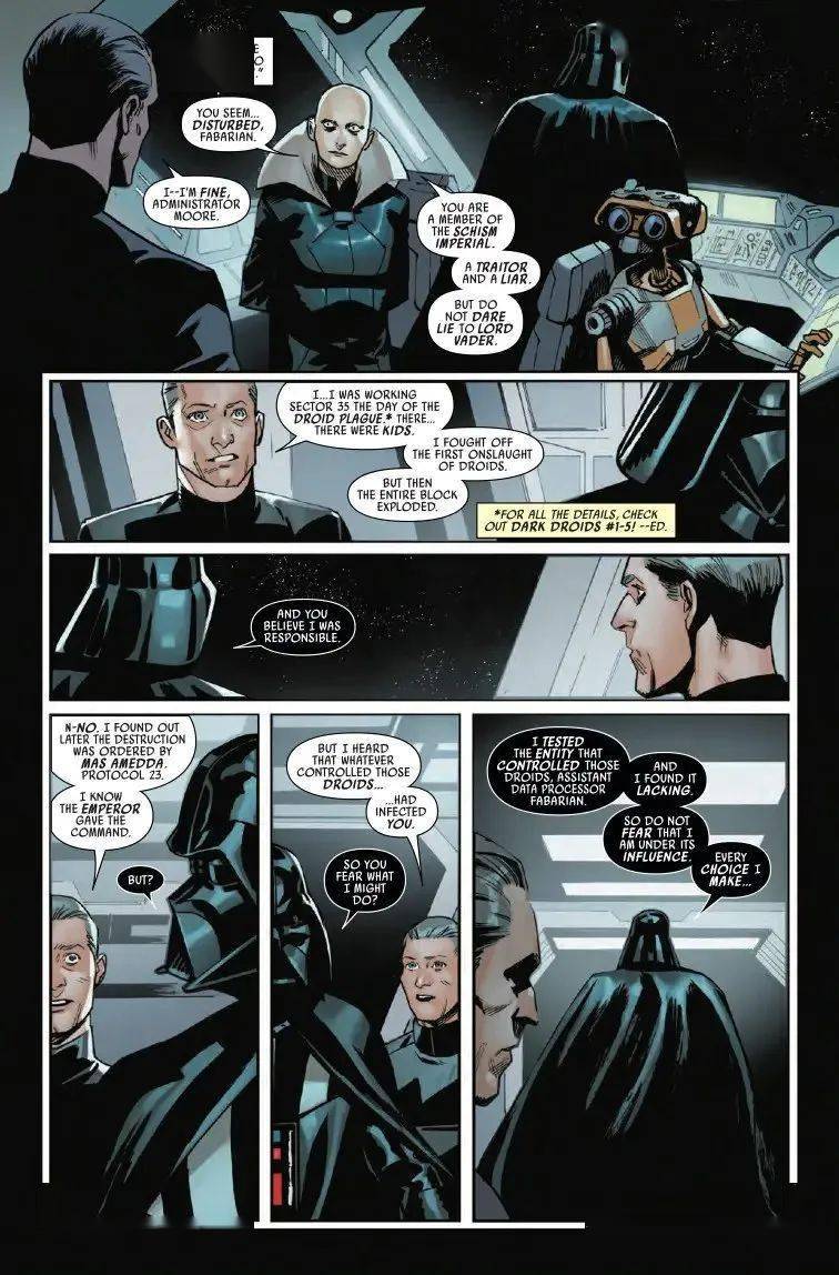 mar小队崛起星球大战正史漫画达斯维德2020版第44期预览