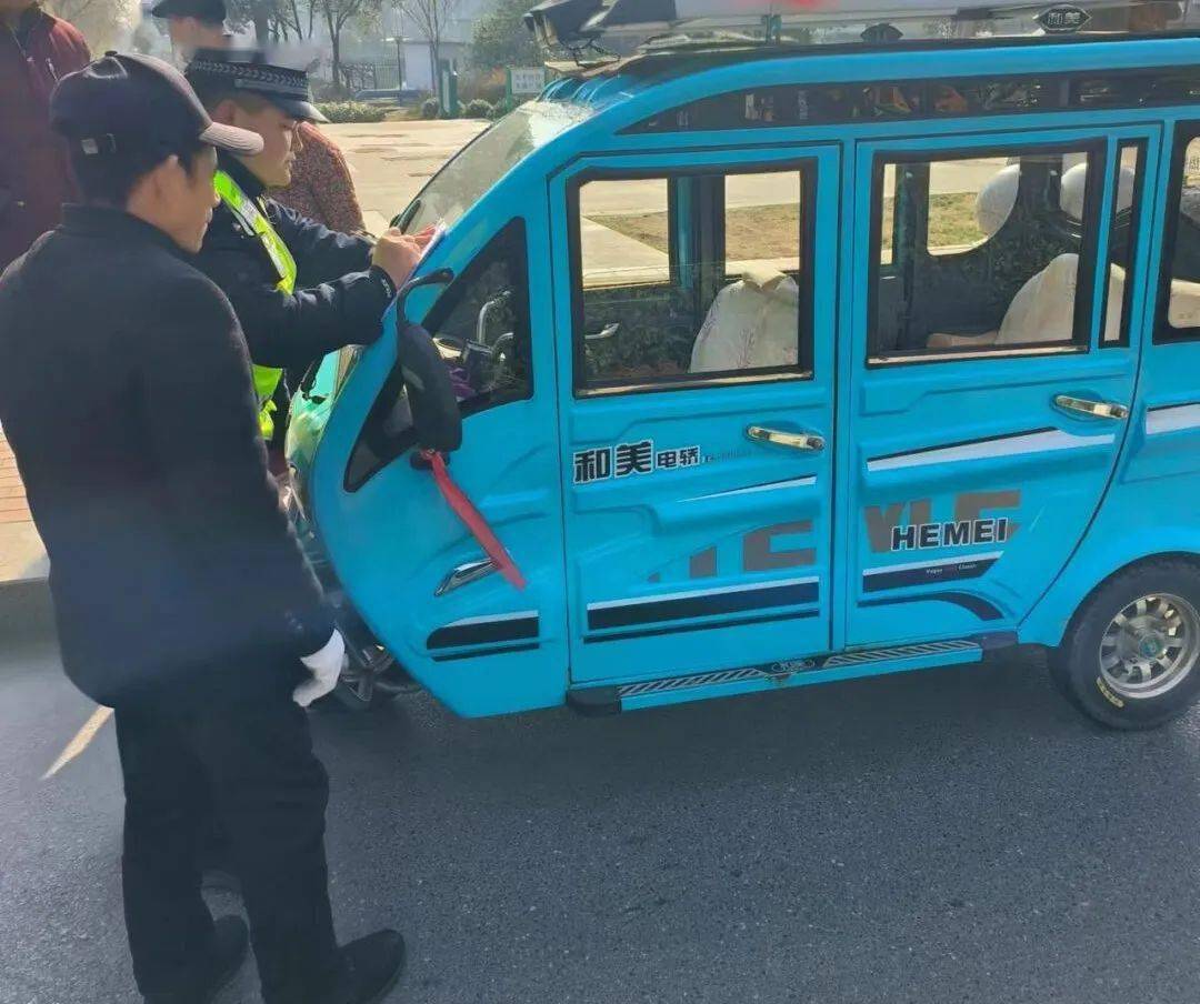 全椒交警严查严管严治三轮四轮电动车