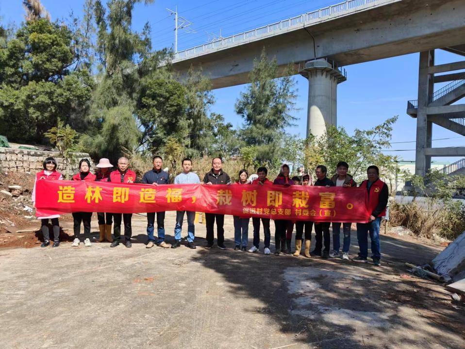 植此青绿不负春光石井镇开展植树造林活动