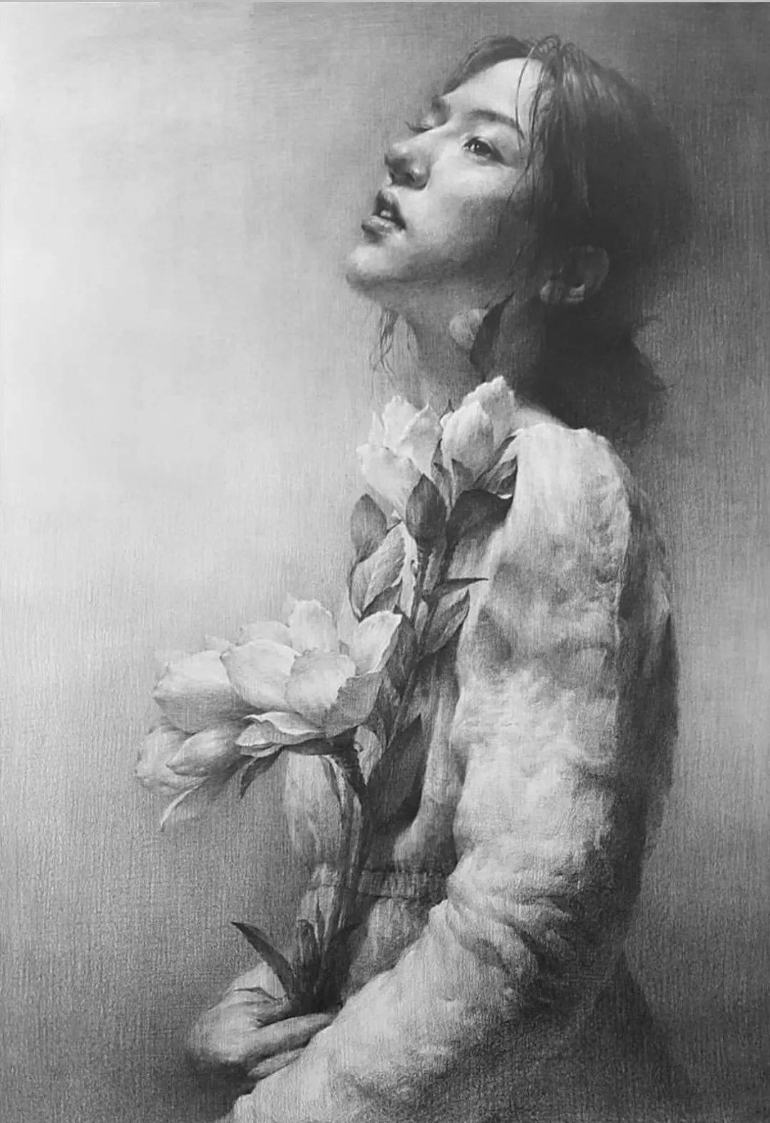 韩国素描全身像