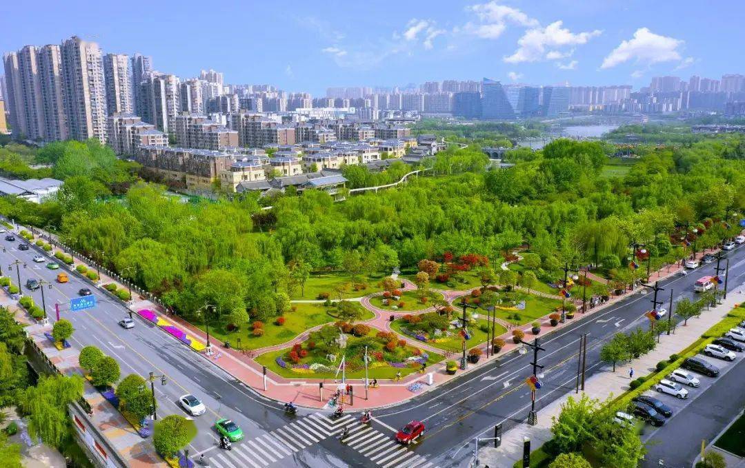 曲江"推门见绿"的秘密是……_新区_绿化_城市