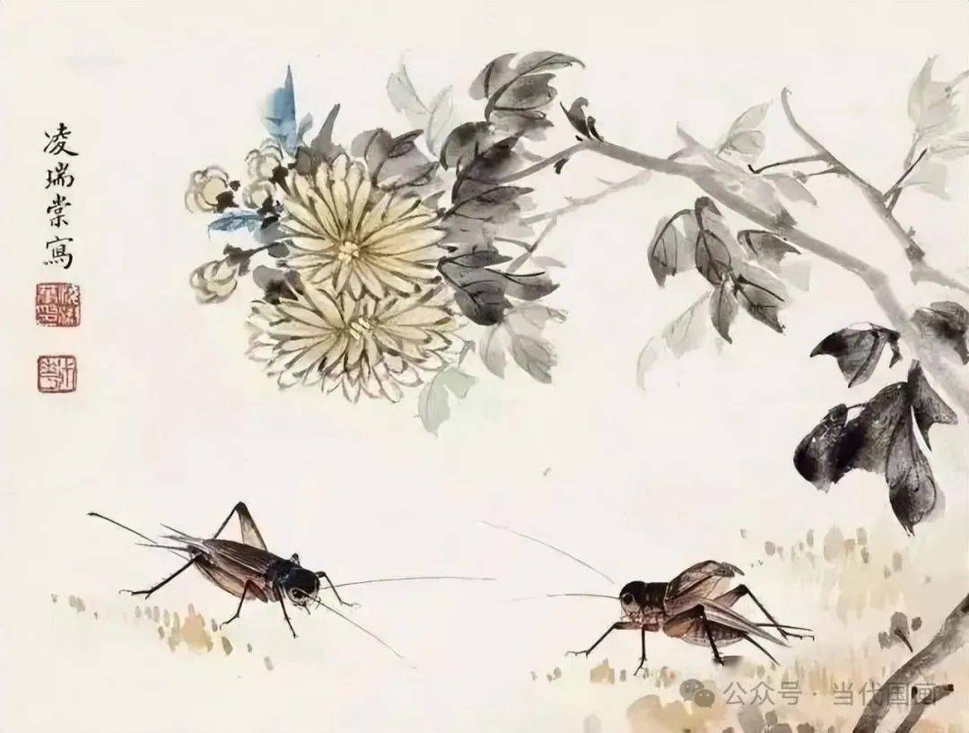 淡雅天成画家凌叔华国画精品作品欣赏