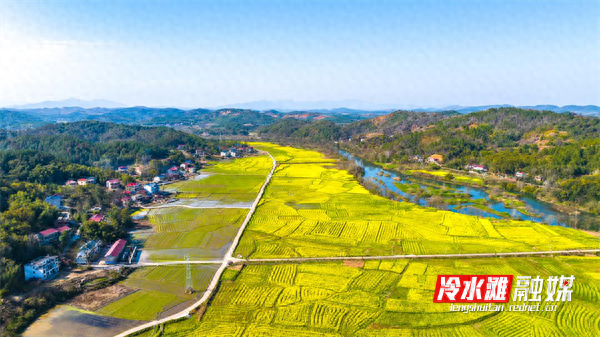 永州冷水滩春染大地乡村如画