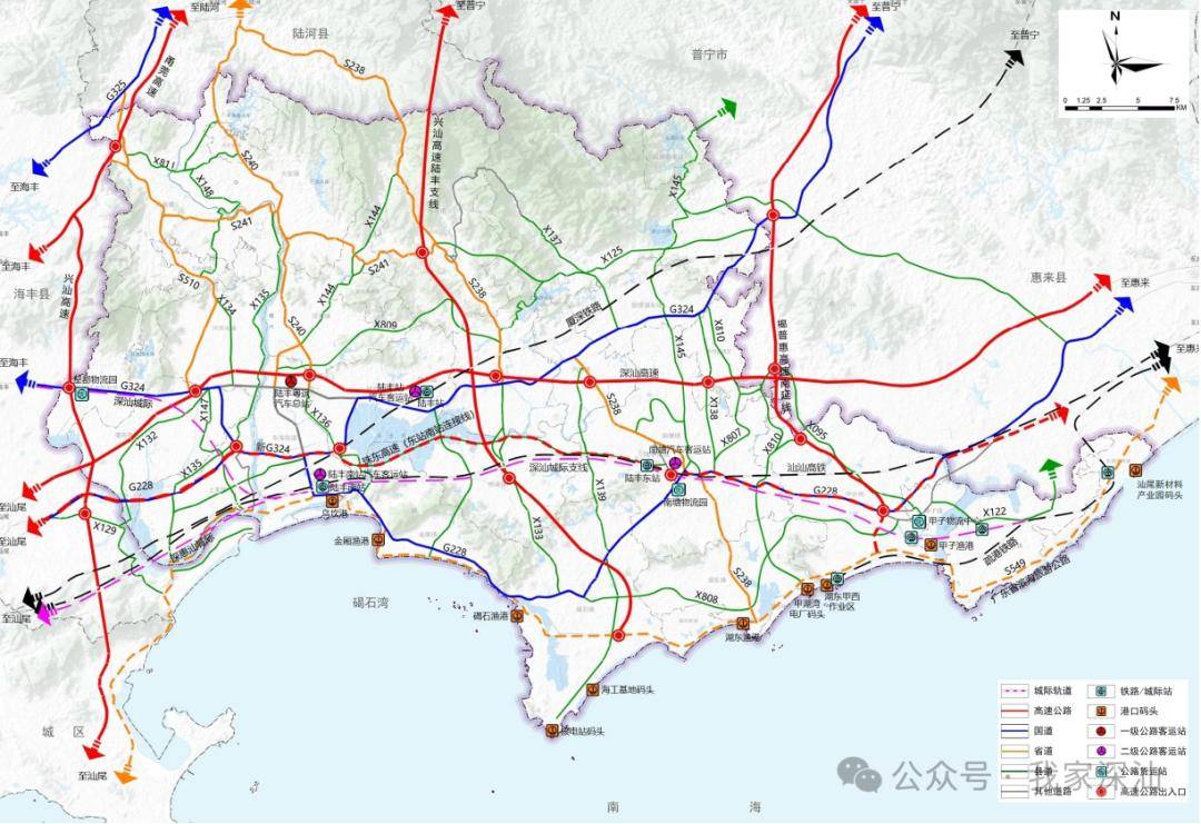 预留深汕城际东延线,汕汕高铁等的引入条件,推动机场与轨道,公