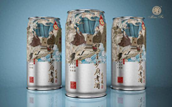 细分妙府老酒的鲜亮标签