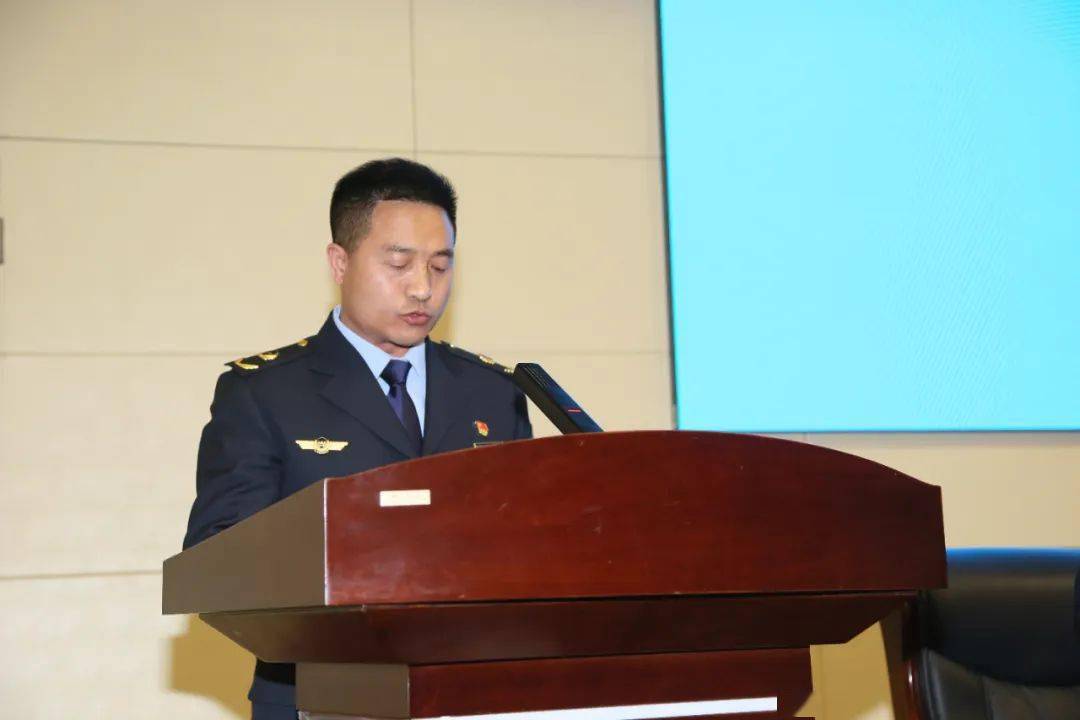 市纪委监委驻市生态环境局纪检监察组组长黄茂云讲话会上,市生态环境