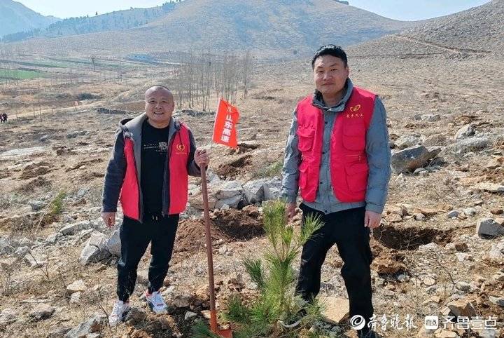 完美电竞累计栽种树木331株济宁泗水志愿者植树造林在行动(图3)