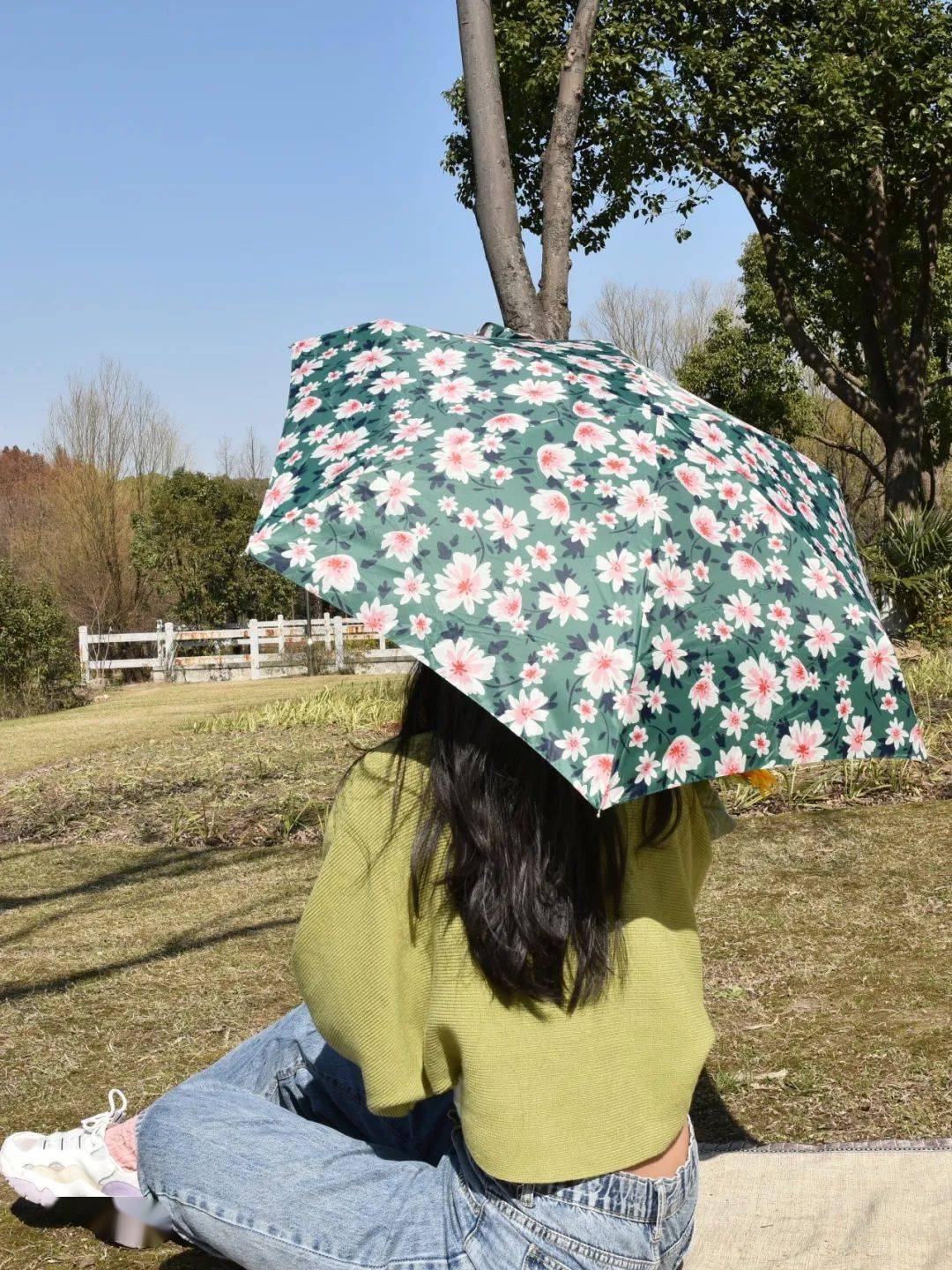 春夏氛围感防晒小花伞英国王室御用品牌巴掌大小晴雨两用