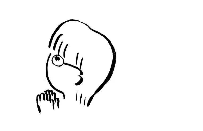 她画了团毛在画廊里展出