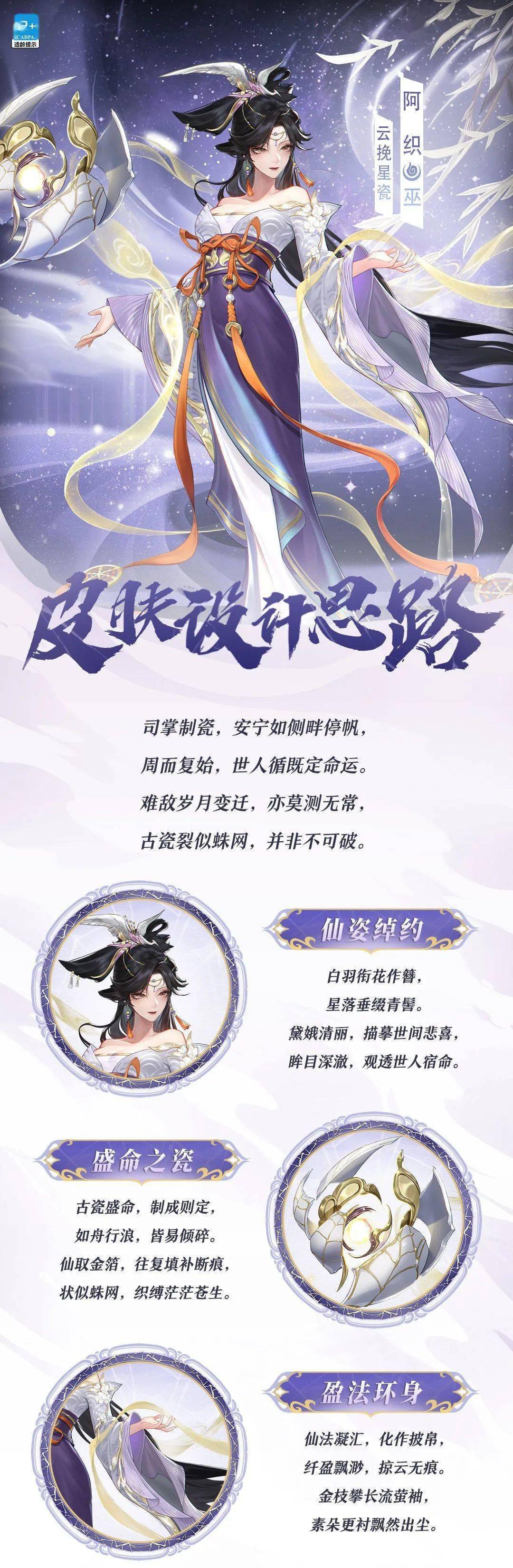 赴追未卜宿命命途似囚网,世人挣扎沉浮瓷成命定,皆可窥知仙居云阙,司