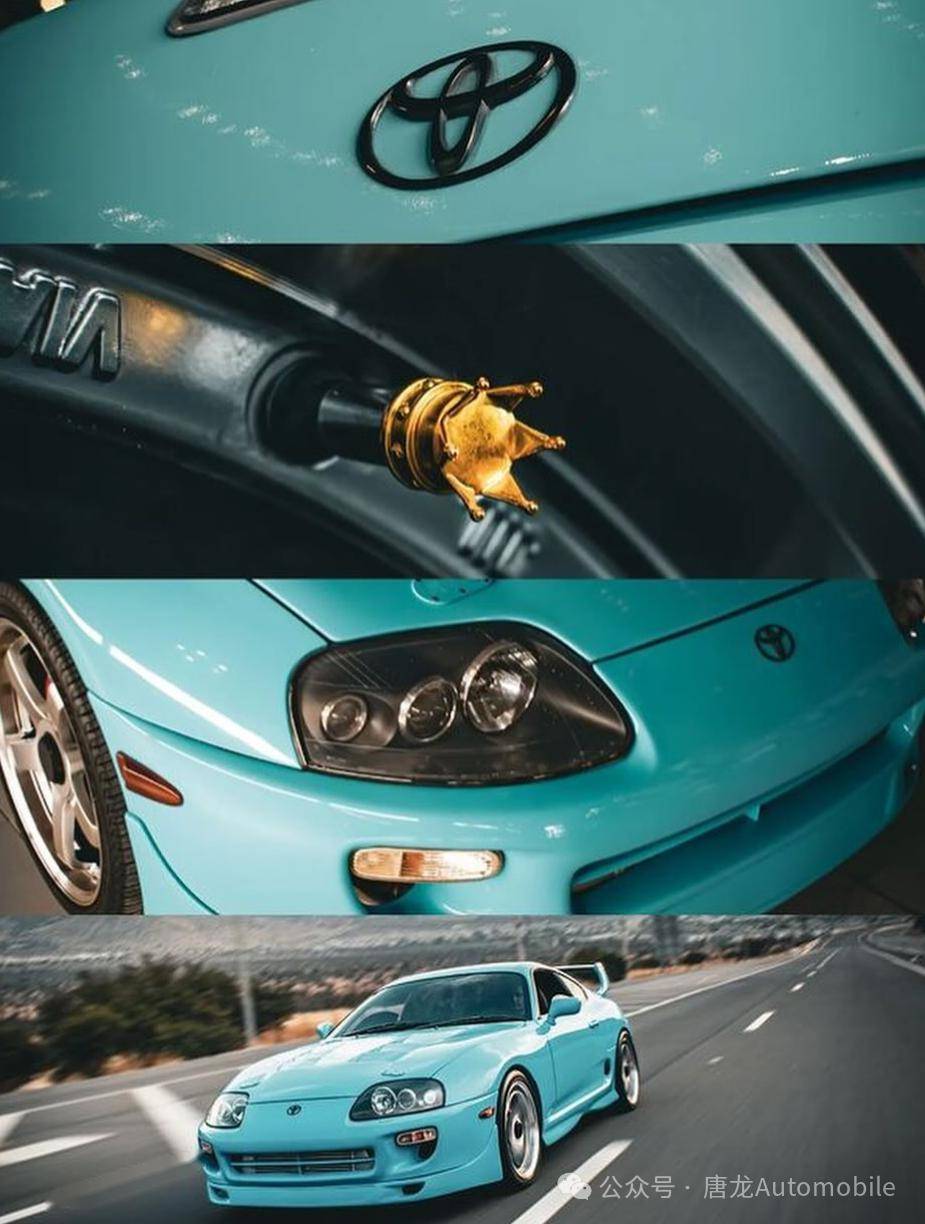 【这个猪扒颜色有点骚】丰田supra mk4这种深邃的色彩为这款车型增添