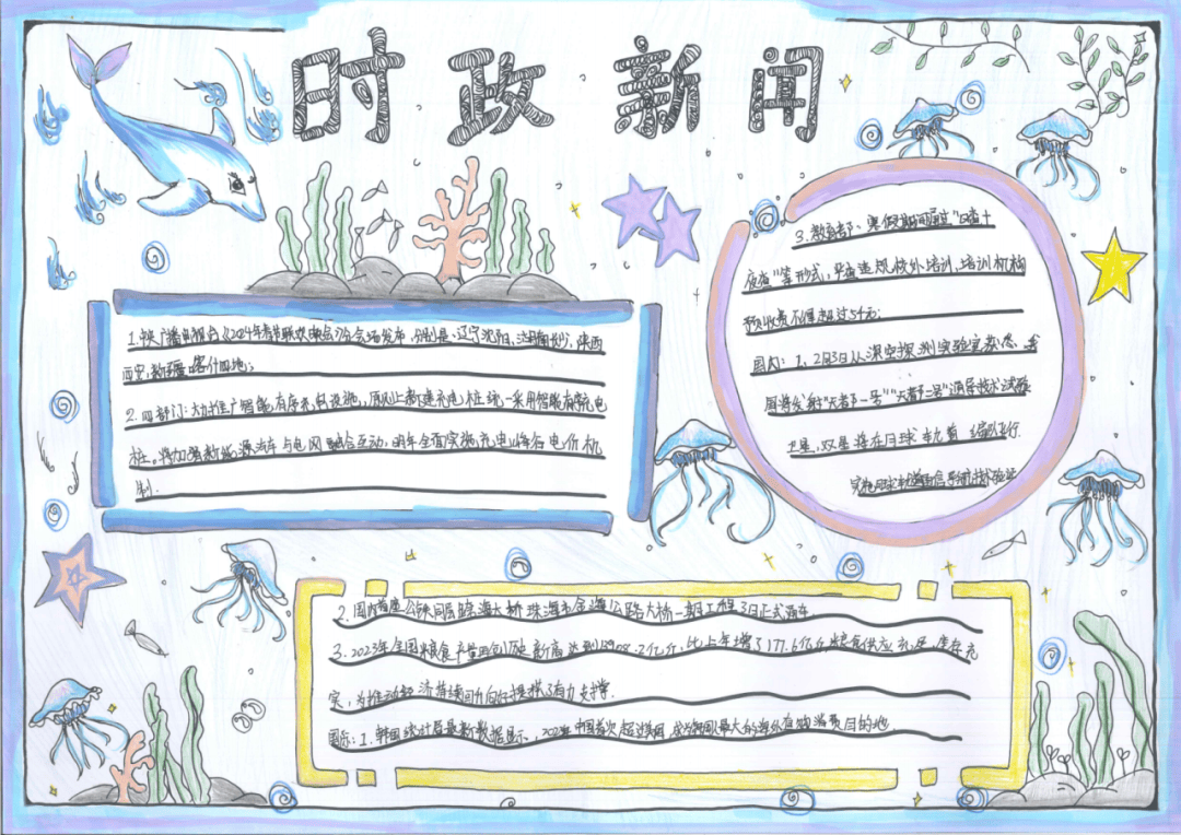 长沙市第六中学2023年下学期初一年级优秀寒假作业展