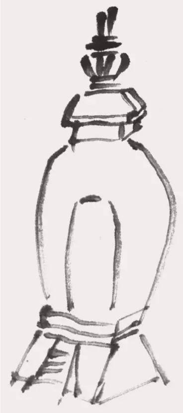 山水画中点景画法——塔和桥的画法_桥面_墨线_结构